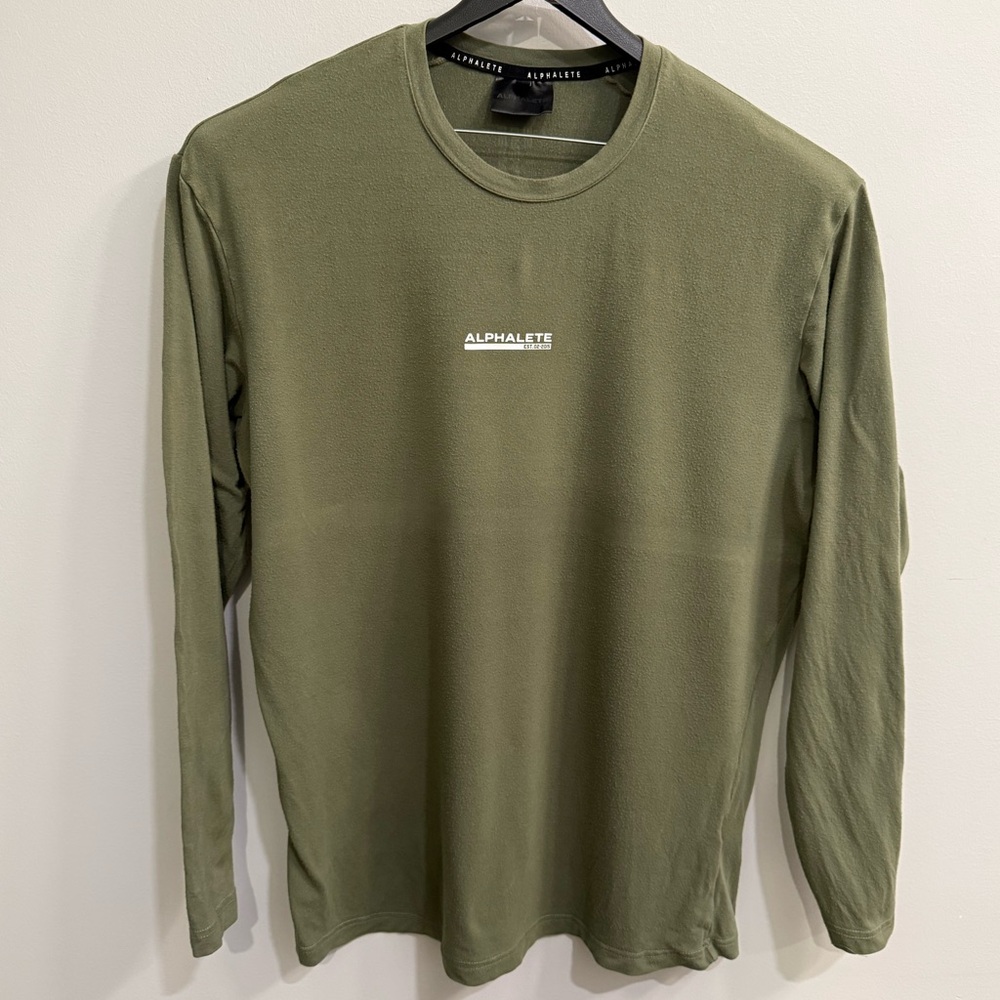 Alphalete - Long Sleeve Shirt - Light Green - XL